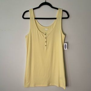 Yellow old navy tank top